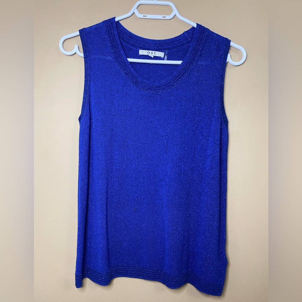 OST Cobalt Blue Sleeve Top